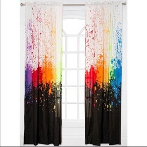 Crayola® Cosmic Burst 84in Rod Pocket Window Curtain Panels.   Selling as a pair